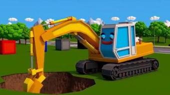 动画钩机视频表演,动画中的机械魅力表演